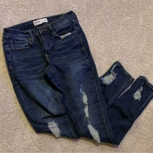 Mudd Flex Stretch Destructed Jeggings Jeans 5‎